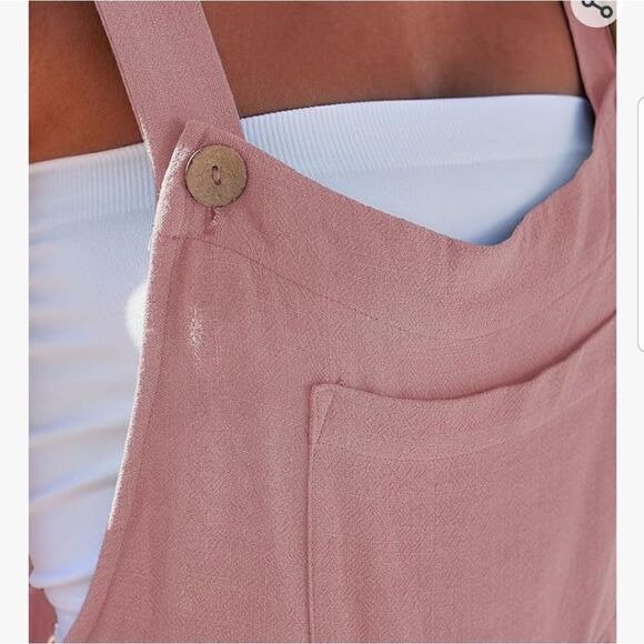 Automet Womens Jumpsuits Overalls Wide Leg Casual Summer Outfits Rompers Jumpers - Picture 5 of 14